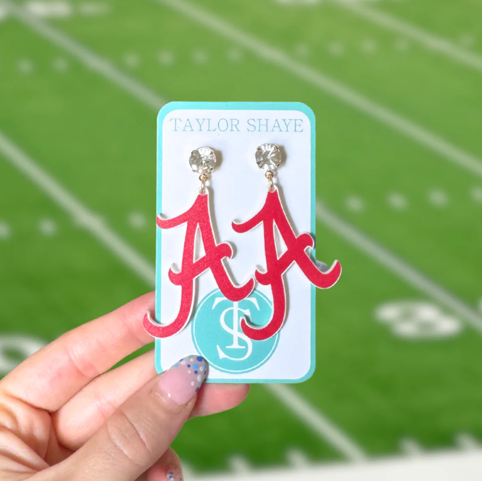 Alabama A Drops- Crimson