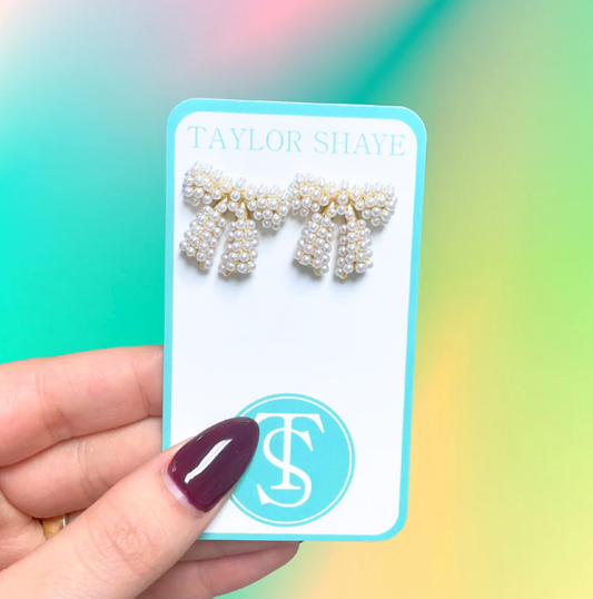 Pearl Bow Studs