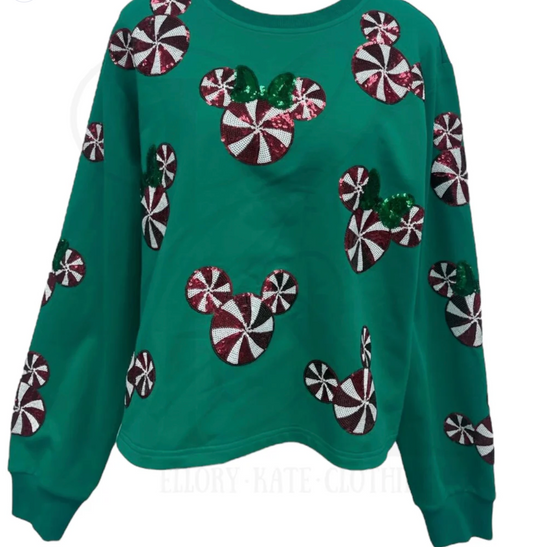 Peppermint Mouse Sweat Shirt